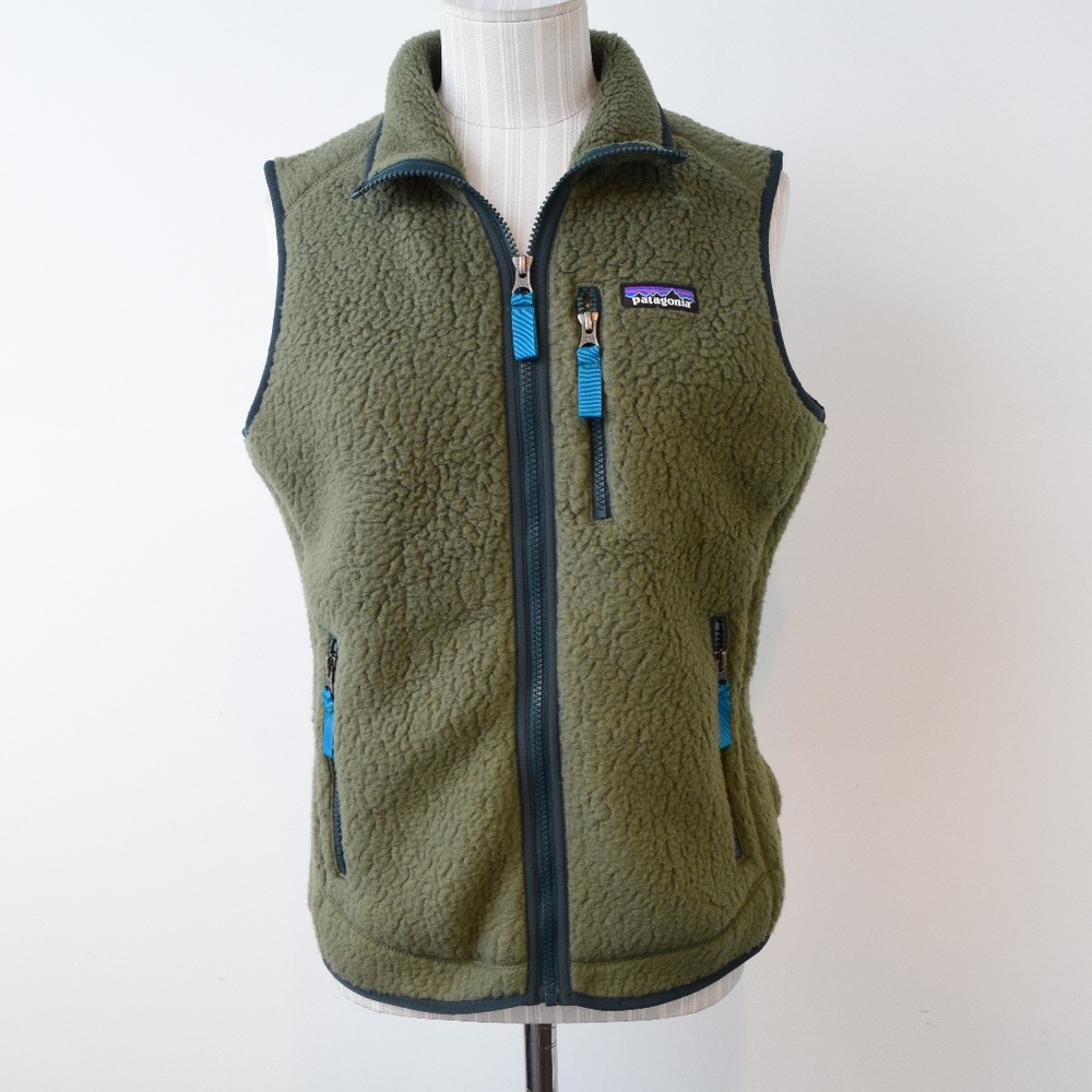 Patagonia Retro Pile Vest Green Fleece